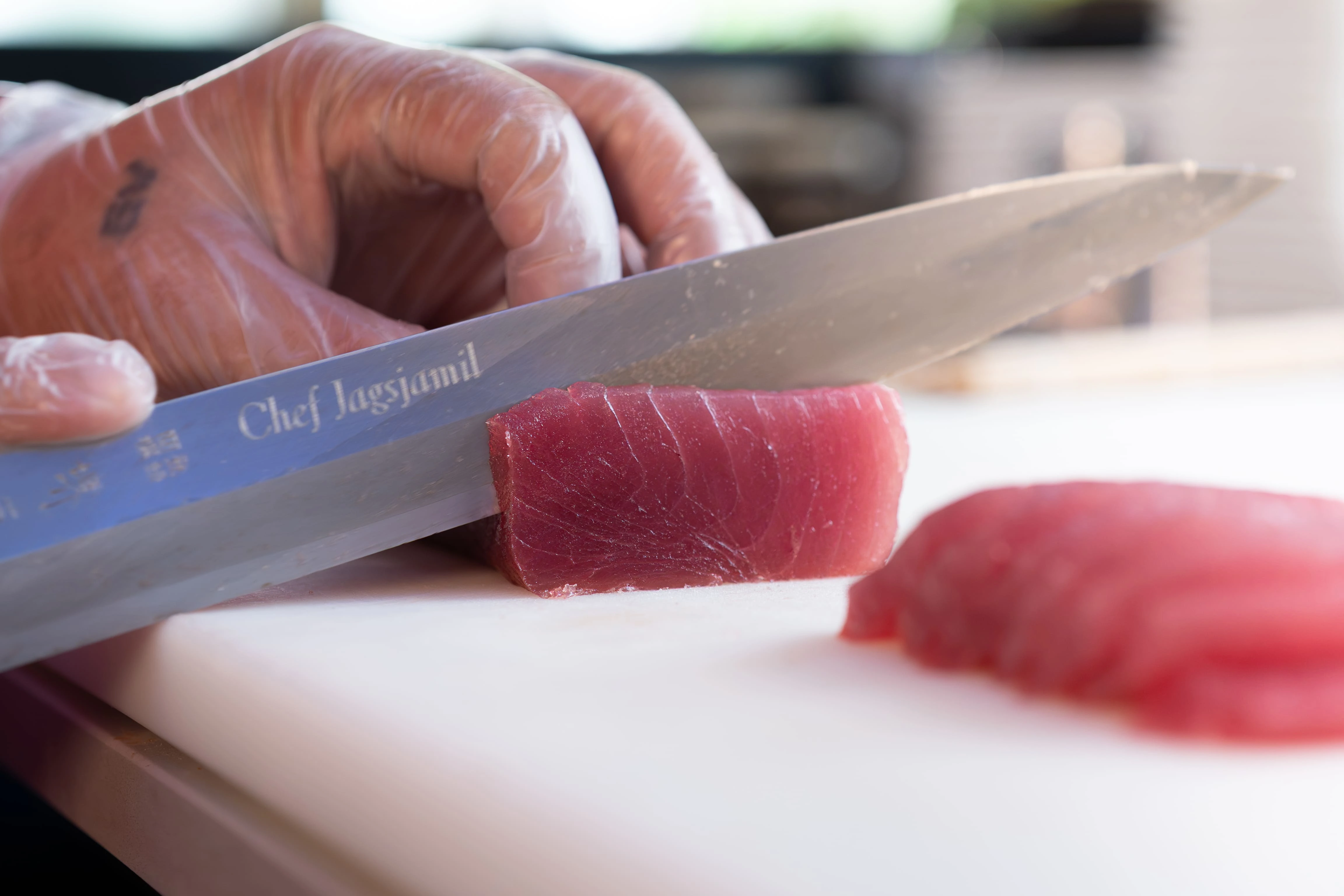 Food preparation at Bravo Restaurant Seychelles